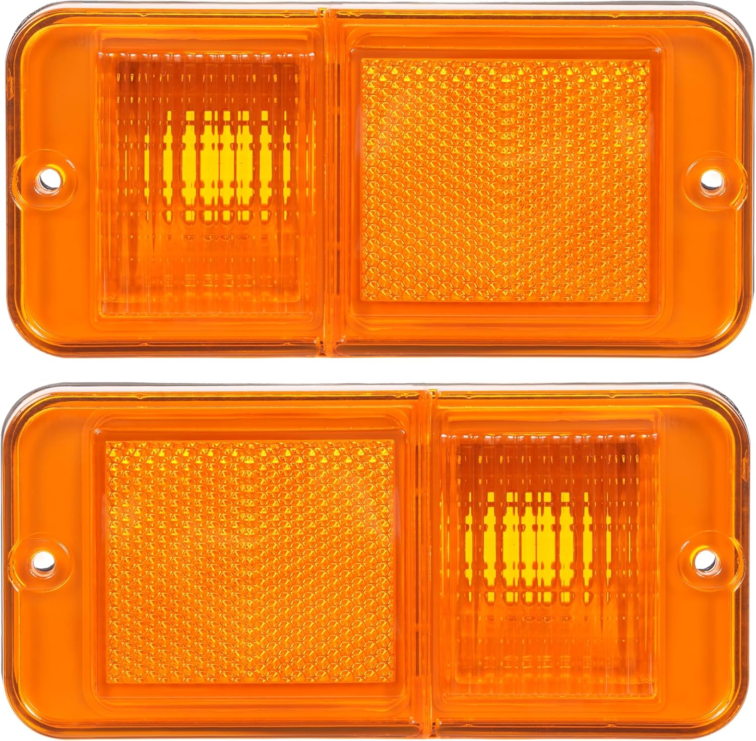 HECASA Amber Lens Front Side Marker Lights for 1968-1972 Chevy/GMC Trucks & Suburban, Replacement for CT26712/0849522, 2-Pack (Driver & Passenger Side)