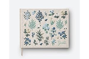 RIFLE PAPER CO. Wildwood Embroidered Fabric Guest Book