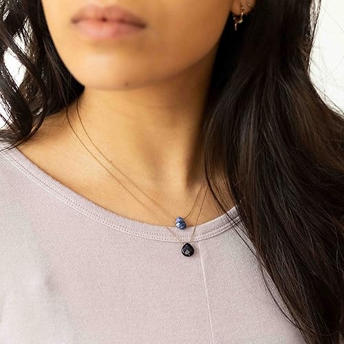 Miniatura 36 de SoulKu Handcrafted Necklace, Empowerment Jewelry With Healing Crystal, Inspirational Jewelry For Women, Mom & Sister Gifts, 2" Extender With Lobster