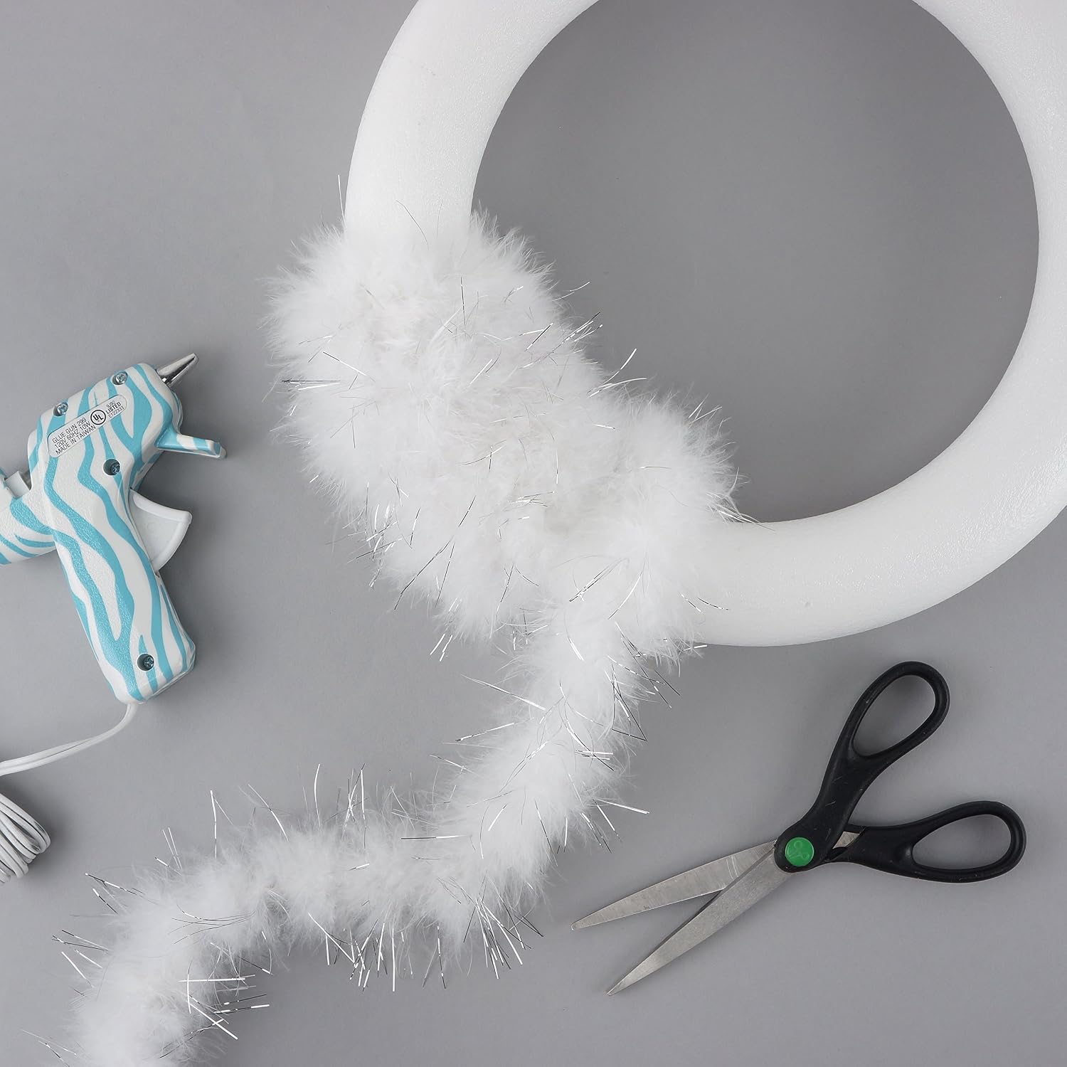 ZUCKER™ Marabou Craft Feather Boas with Lurex - 1.5"