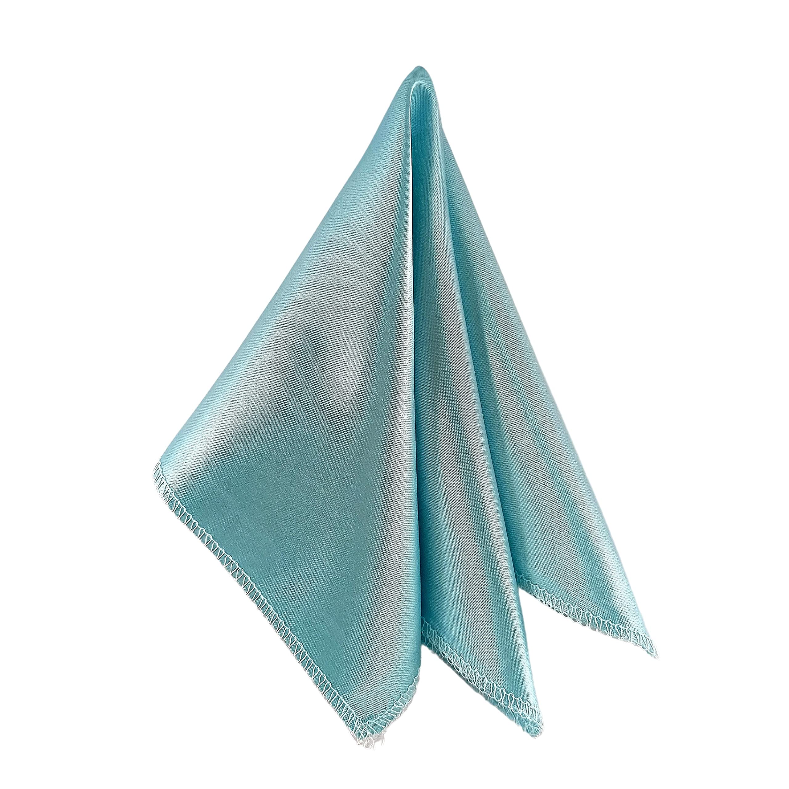 young arrow Satin Pocket Square for Men, Wedding Handkerchief for Suits, Blazers & Tuxedo Men's Pocket Square (Light Blue)-picture-23