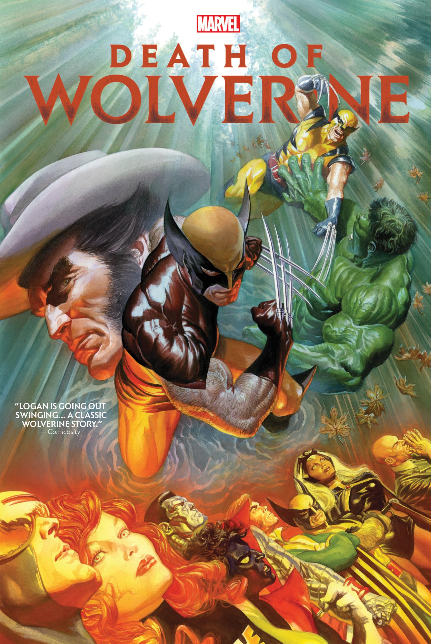 DEATH OF WOLVERINE OMNIBUS ALEX ROSS COVER