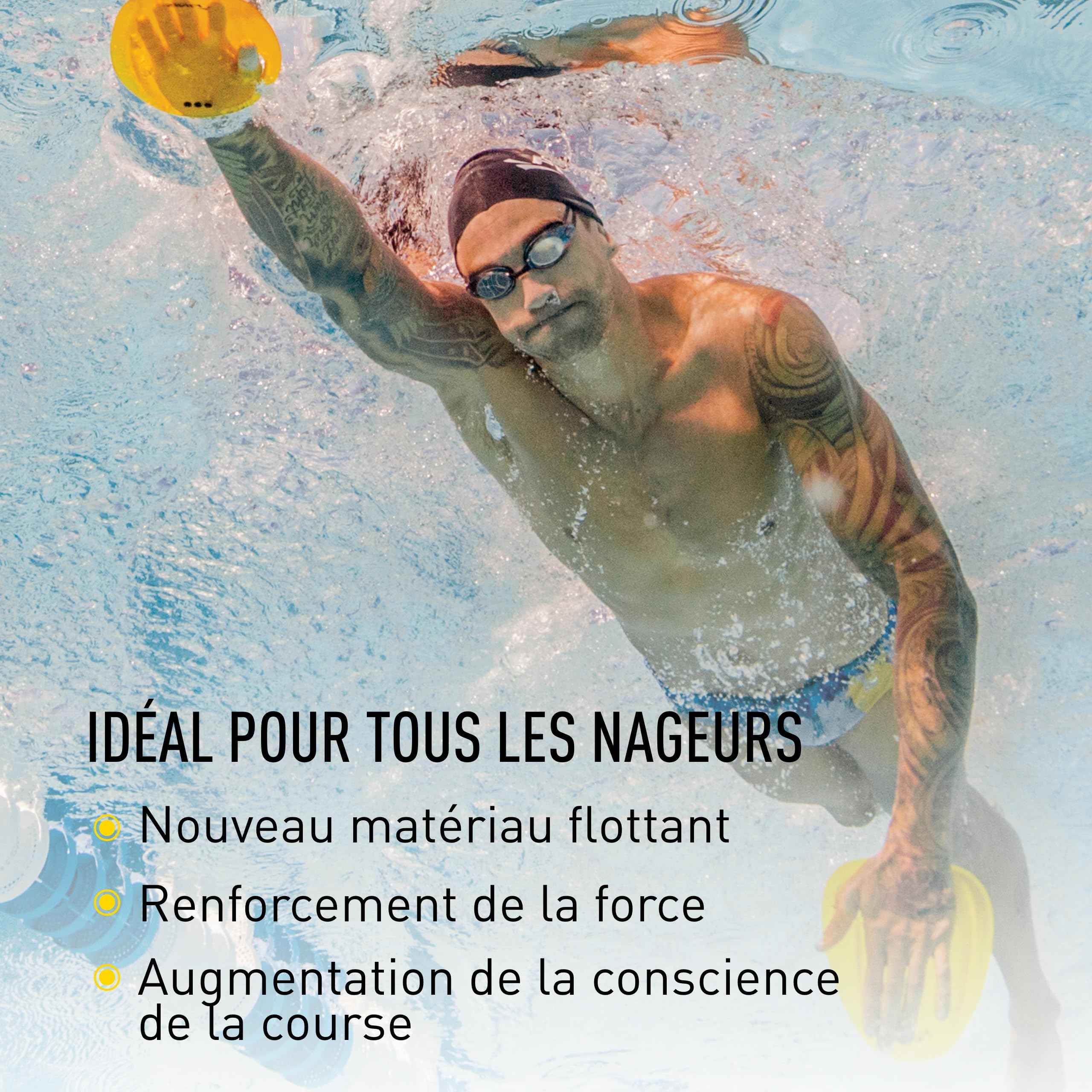 Finis Agility Floating Swim Paddles, Toutes Techniques de Natation