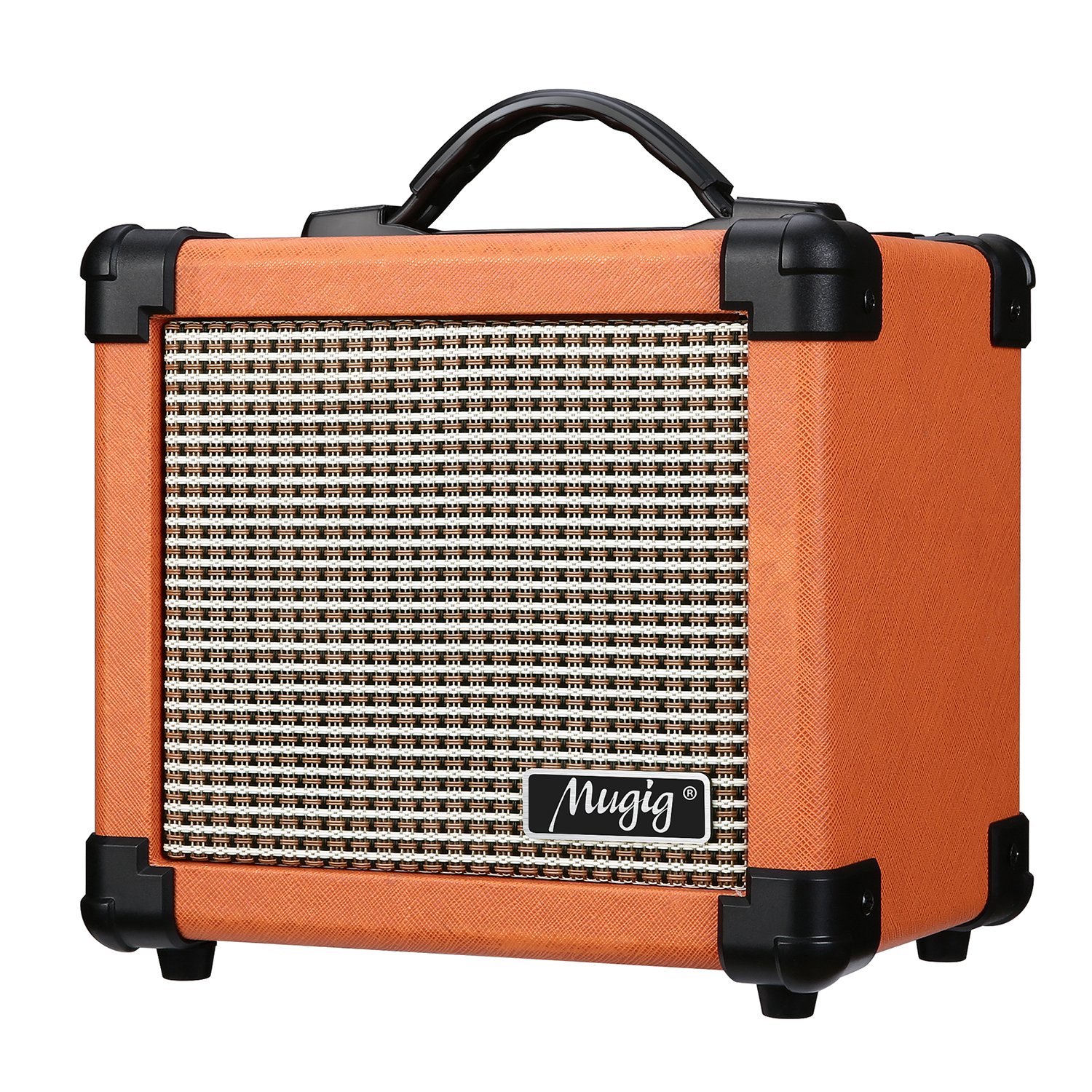 Mugig Guitar Amplifier with Handle Portable Amplifier for Electric Guitar 10W Combo Guitar Amp