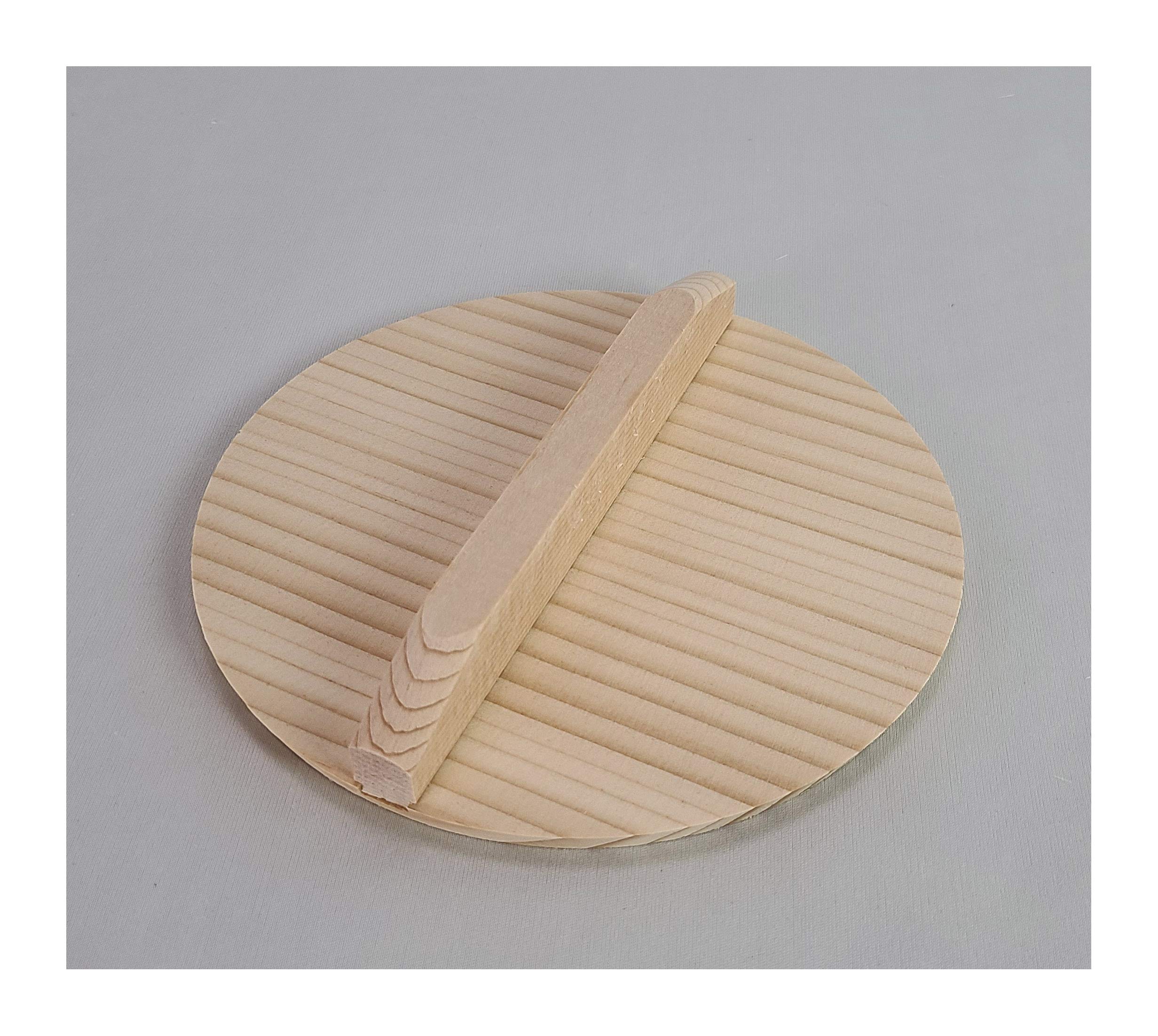 Umezawa Drop Lid, 16cm Natural Wood
