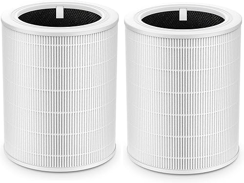 Miniatura 8 de Paquete de 2 filtros de repuesto Core 400S Core 400S-P para el cuidado de mascotas compatibles con LEVOIT Core 400S Smart WiFi Air Purifie-r, Core