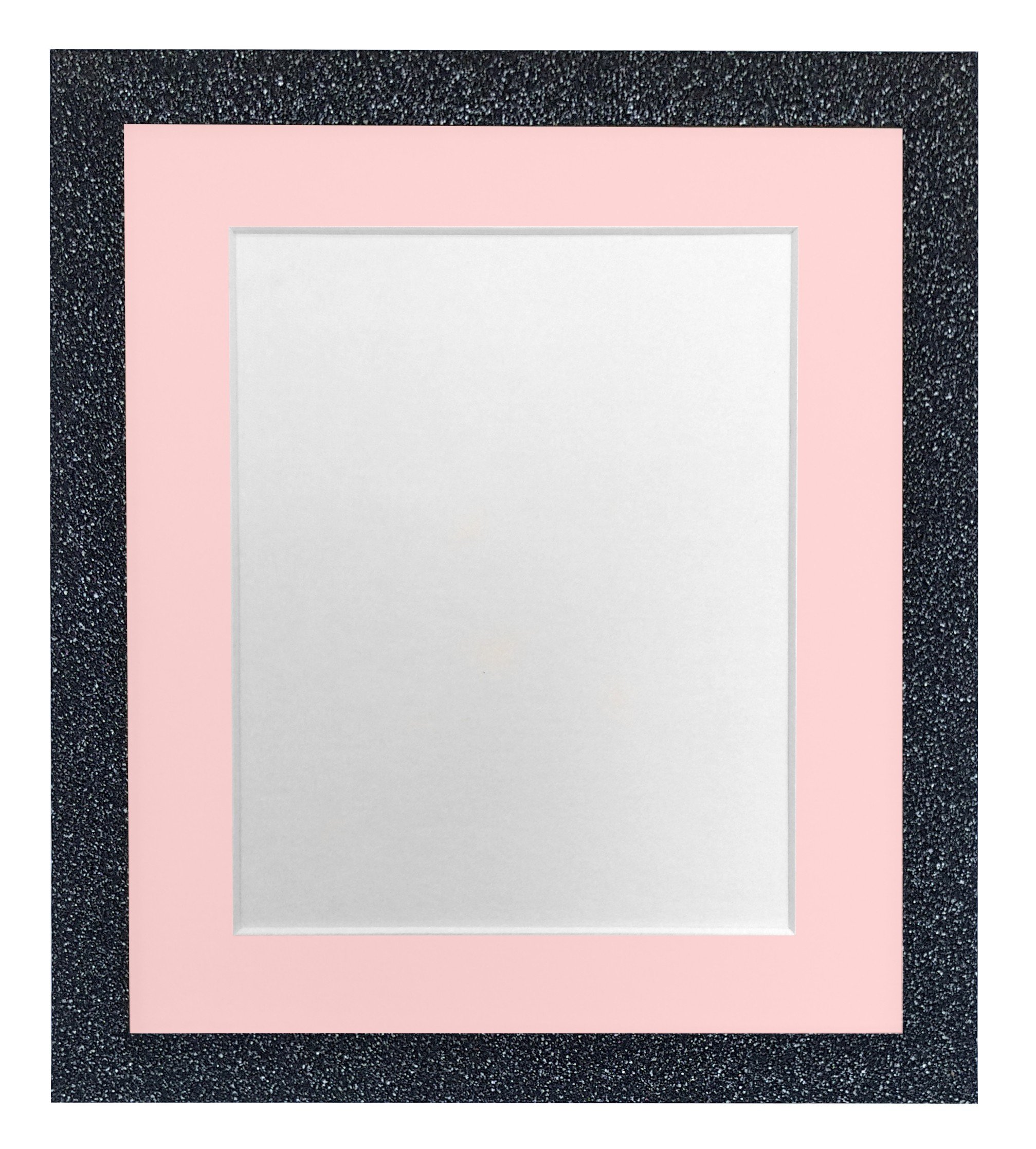 Cadre photo anthracite et rose 30x30 cm Frames by Post