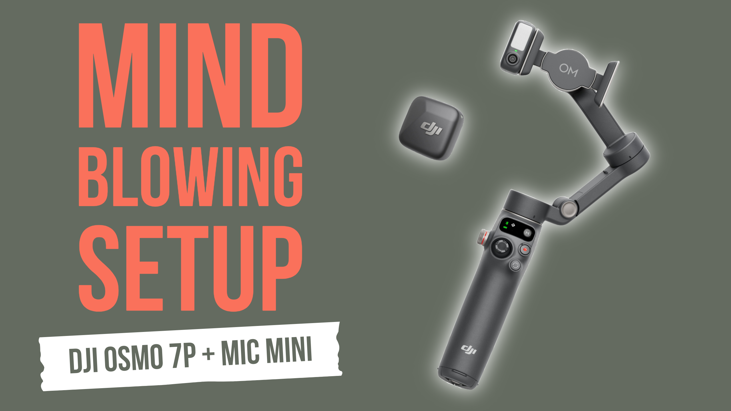 Watch DJI Osmo Mobile 7P Mic Mini Ultimate Gimbal for Creators on