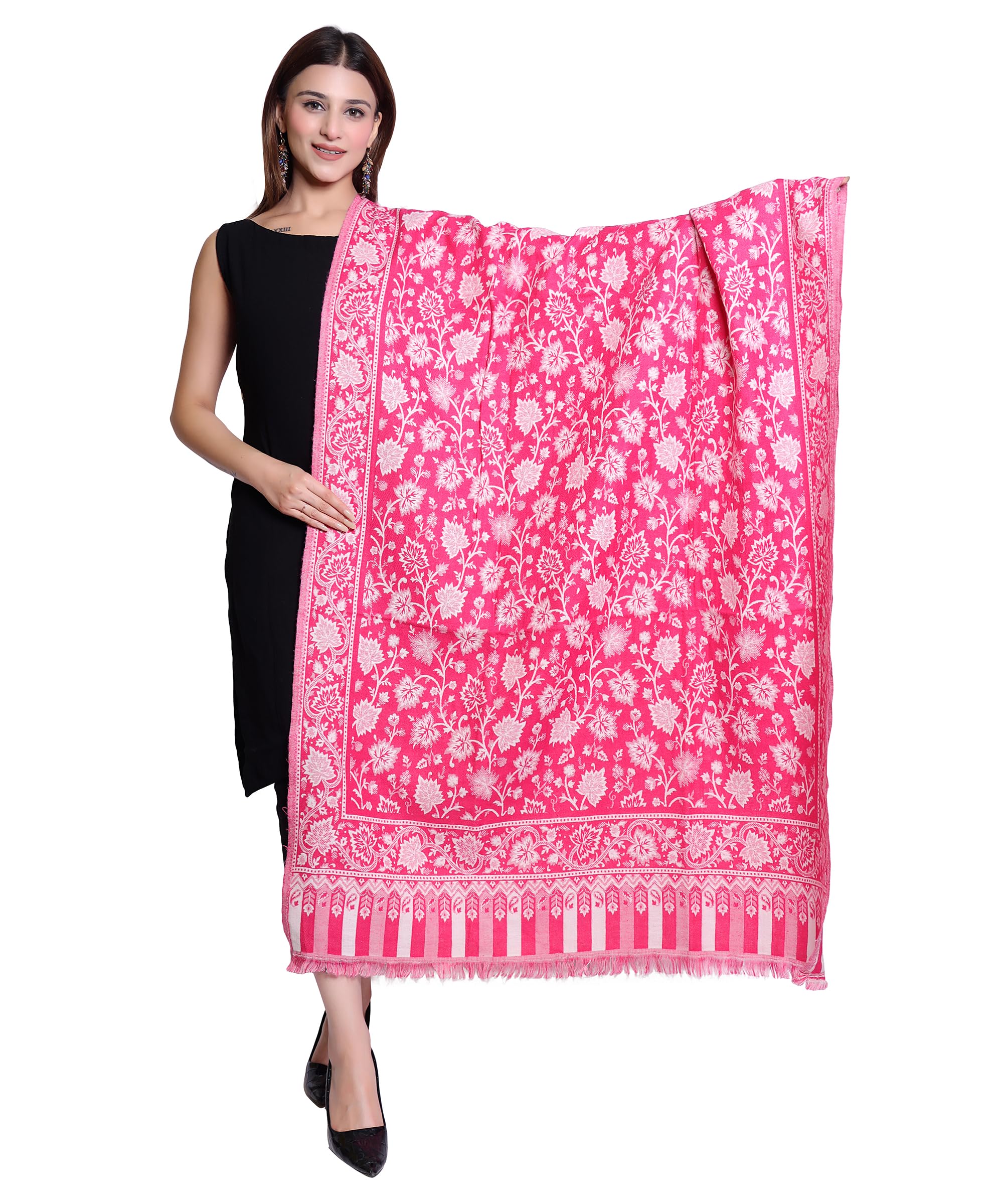 trijal Women's Winter Woollen Shawl, Warm Fashion Wrap-picture-36