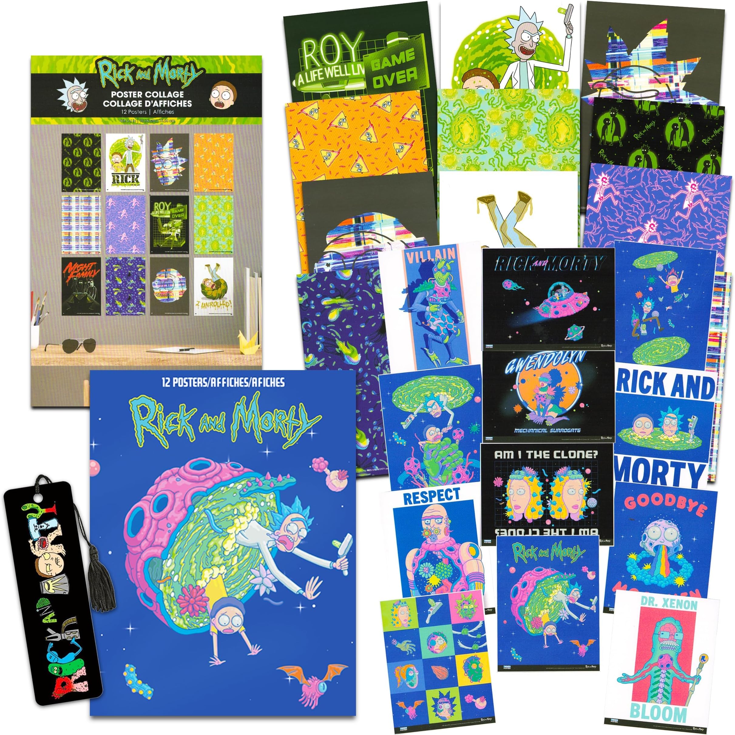 Artwork Decorations Wall Art Ultimate Set - 24 Posters, Bookmark - Unisex, All Ages - Watercolor Prints