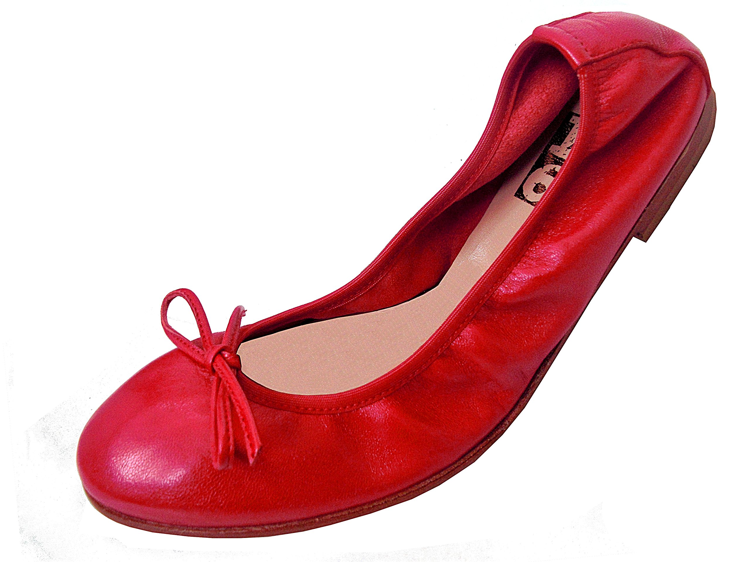 1960Travel 21551, Ballerine Donna, Rosso, 38 EU [Lingua Inglese]
