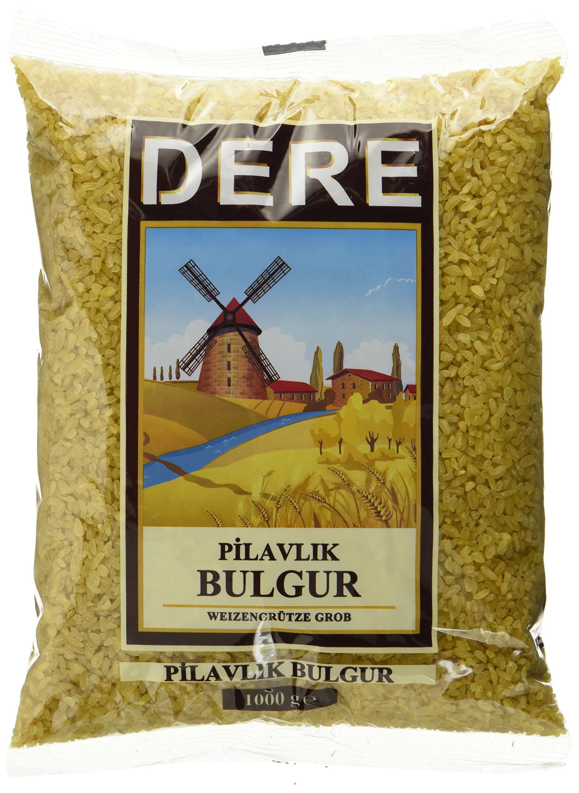 DERE Weizengrütze grob Pilavlik Bulgur, 12er Pack (12 x 1 kg)