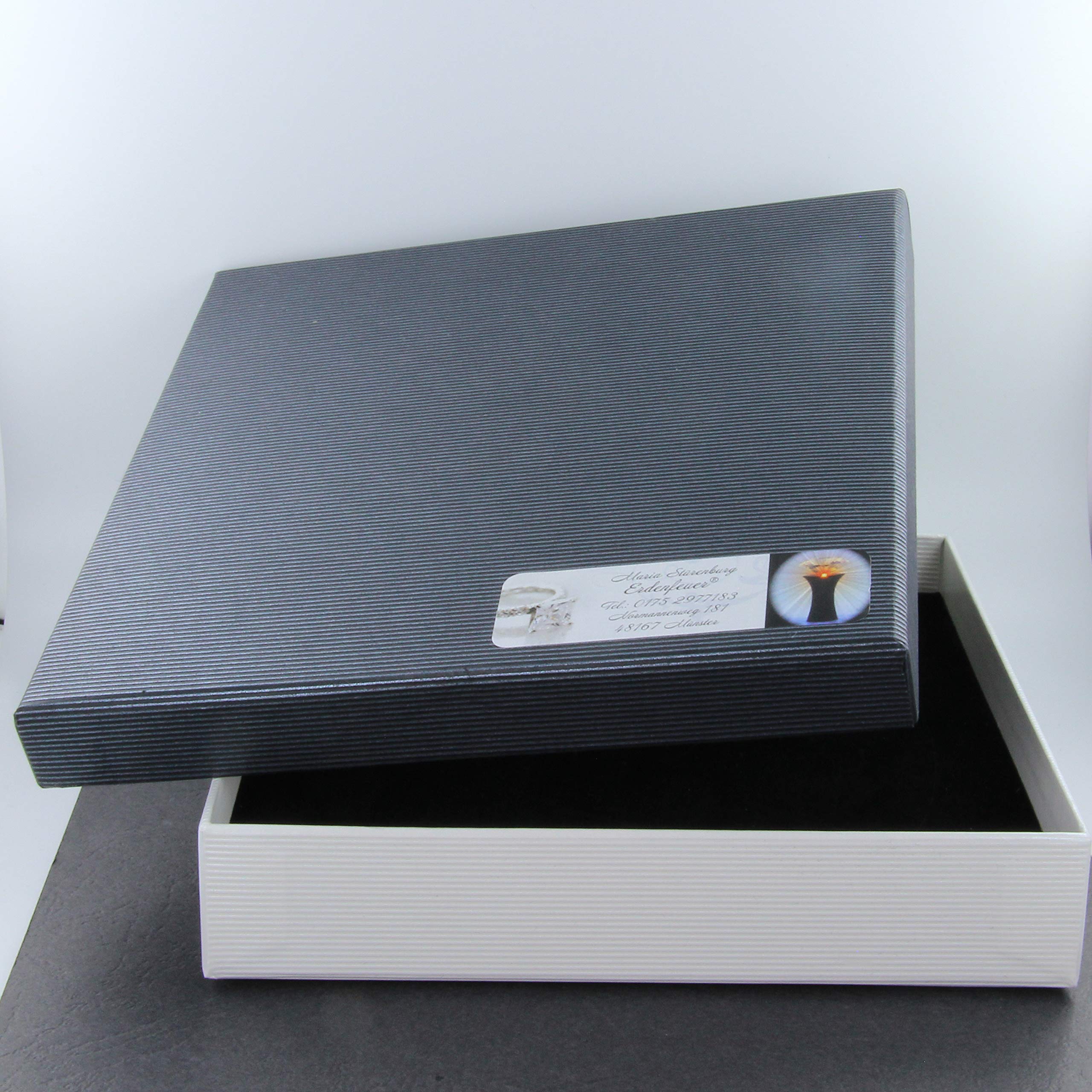 Rauchquarz Bergkristall Statement Kette 61 cm