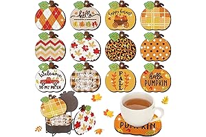 Suttmin Thanksgiving Diamond Art Coasters