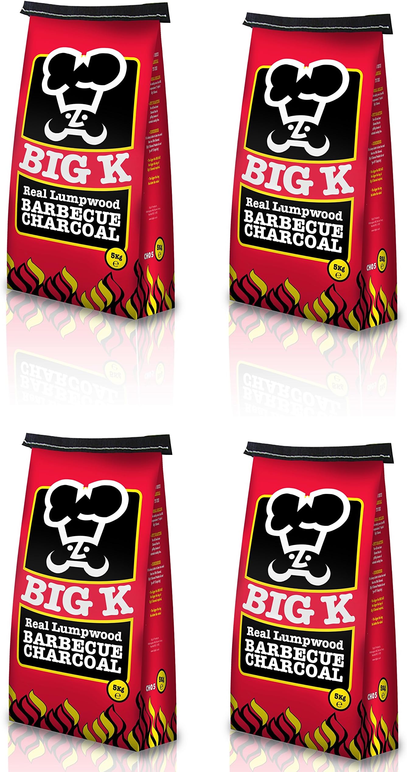 Big K 20kg Real Hardwood Lumpwood Charcoal For BBQ Barbecues Charcoal Char coal BBQ Barbecues