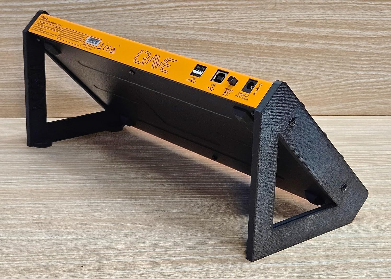 45 Degree Angled Desktop Stand For Behringer Crave Edge Grind Spice Synthesizer