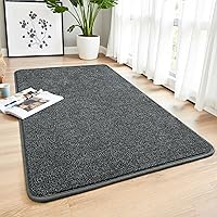 Vista 13 de Chicrug Shag Alfombra de Pasillo Geométrica Moderna para Dormitorio, 2 x 6 pies, de espuma viscoelástica, alfombra de pasillo para interiores