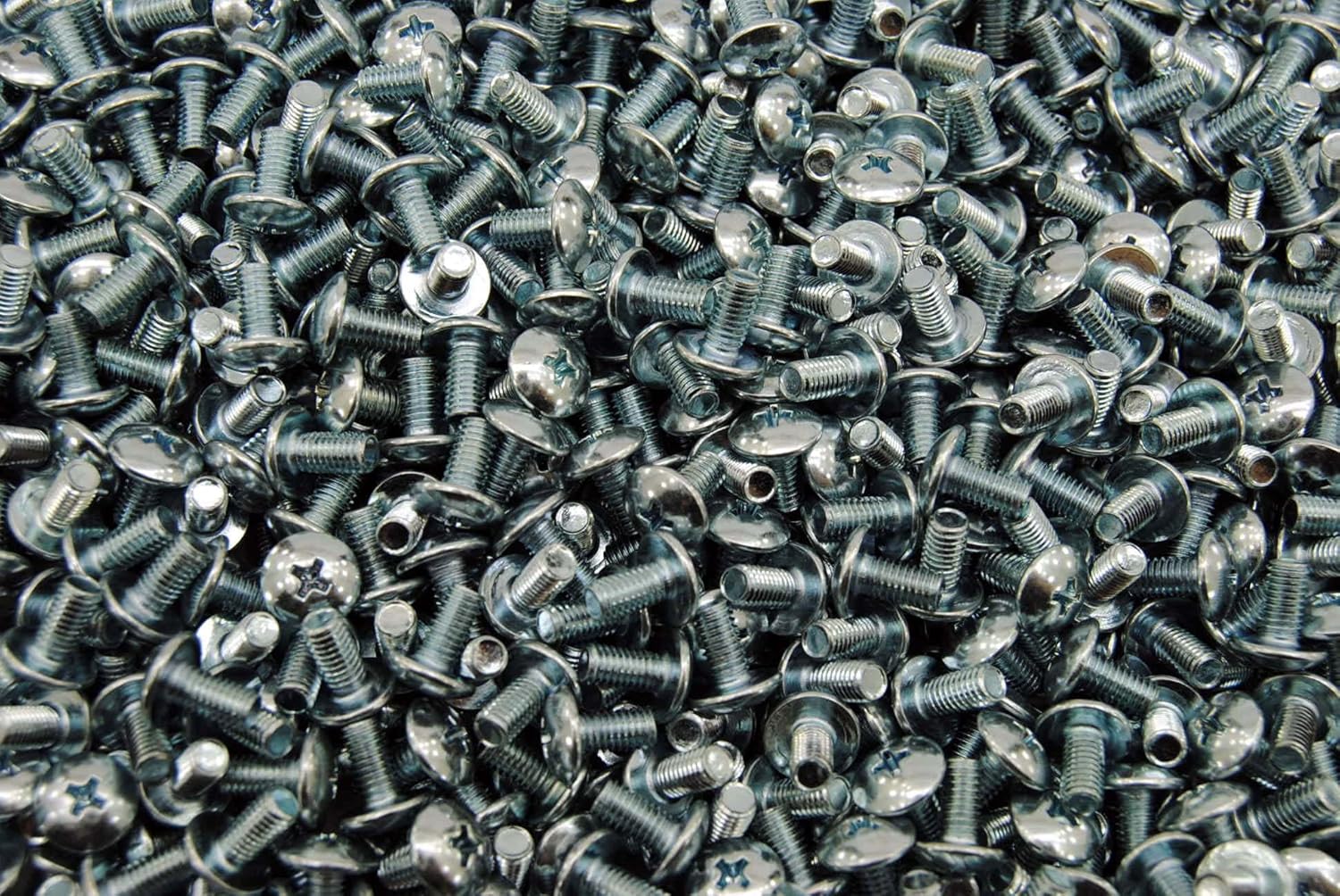 (1250) Phillips Truss Head 10-32 x 3/8 Machine Screws #10 Zinc