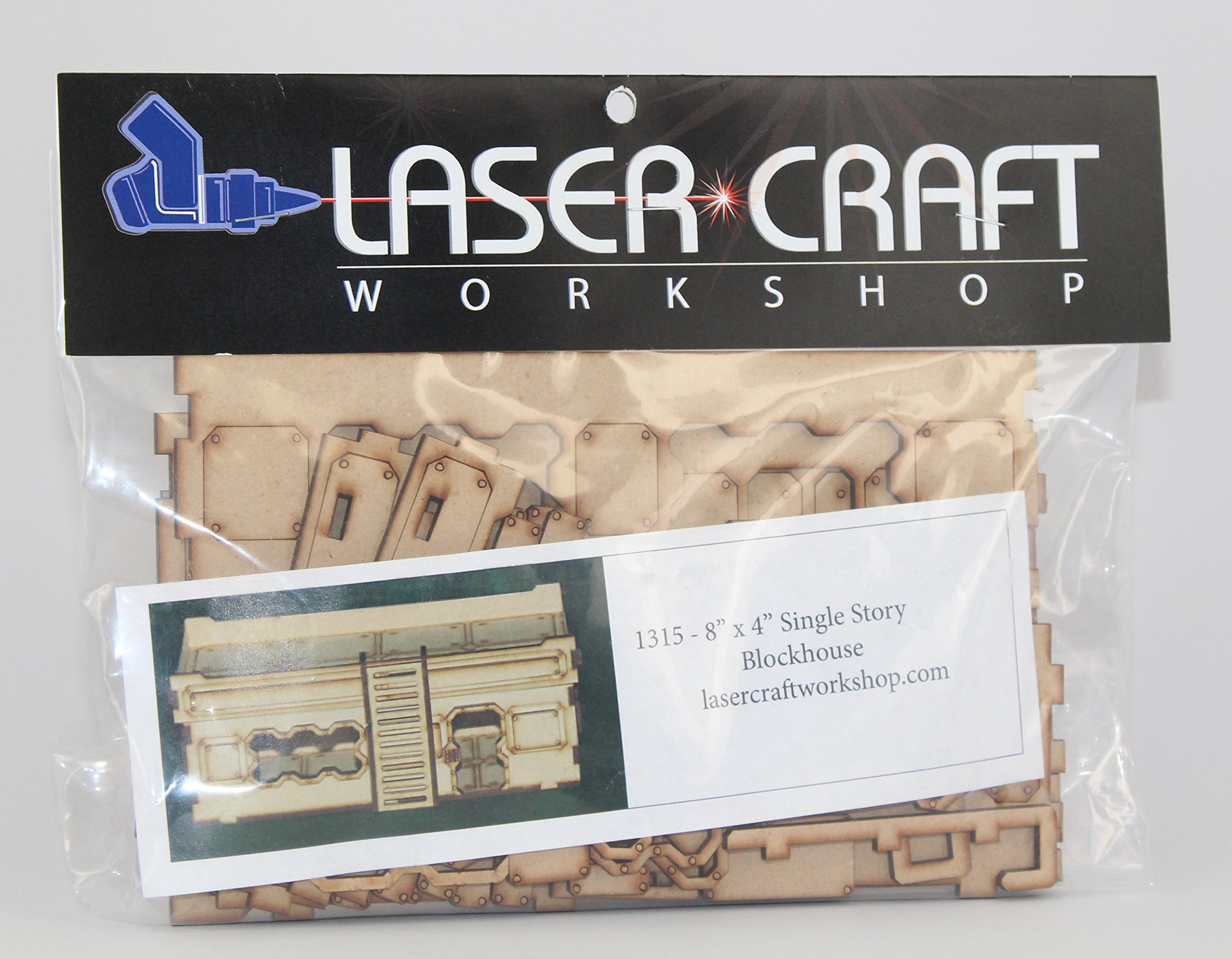 Laser Craft Workshop LCW Sector 38 8"x4" Single Story Blockhouse