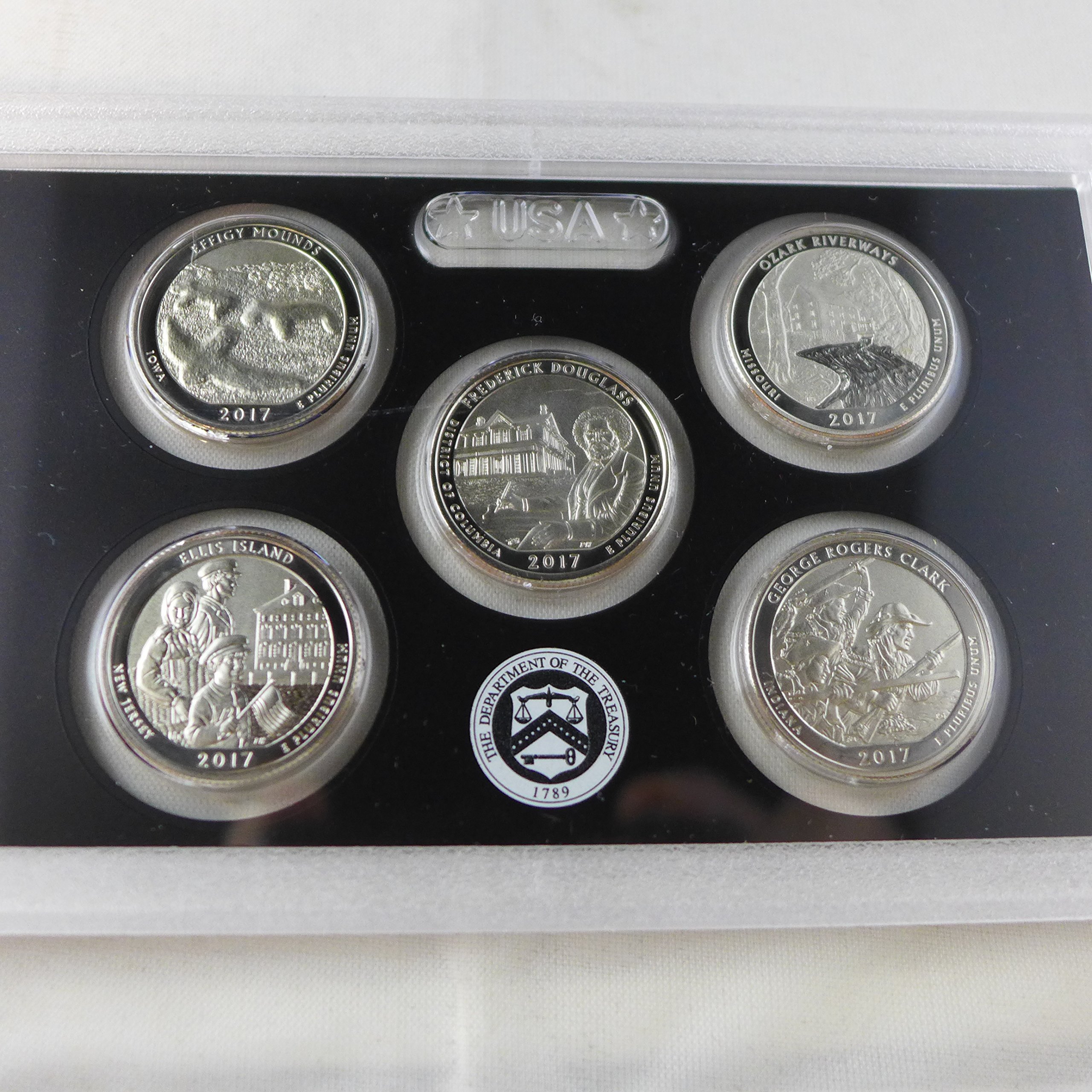 2017 S US Mint 225th Anniversary Coin Set (17XC) Enhanced