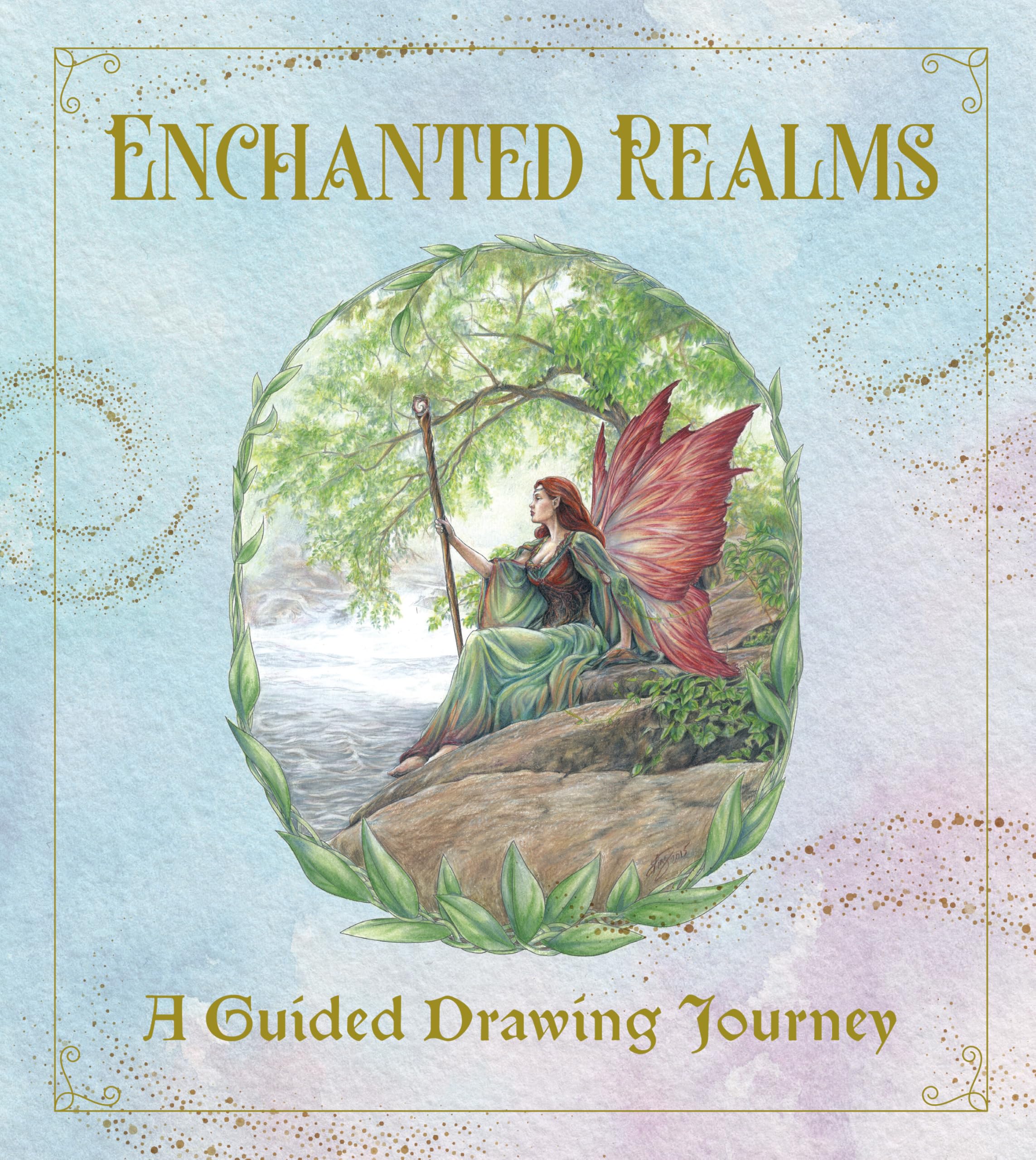 Enchanted Realms - A Guided Drawing Journey: An Interactive Sketchbook to Create Characters, Creatures, and Places of Dark Romance - With 50+ prompts and art to spark your creativity
