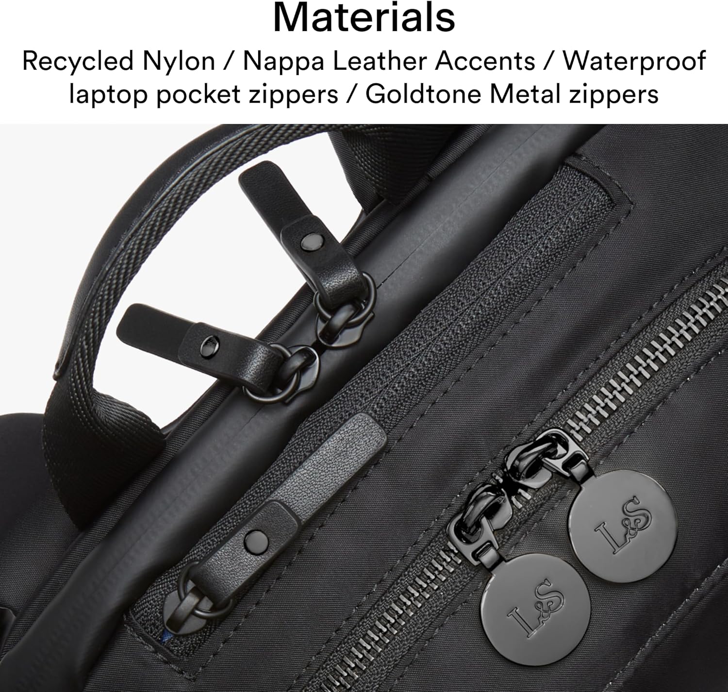 Lo & Sons Beacon Sırt Çantası - 13 inç Dizüstü Bilgisayar Bölmeli, Bavul Askılı Şık ve Kaliteli Seyahat Çantası | Kadınlar İçin Minimalist Çanta