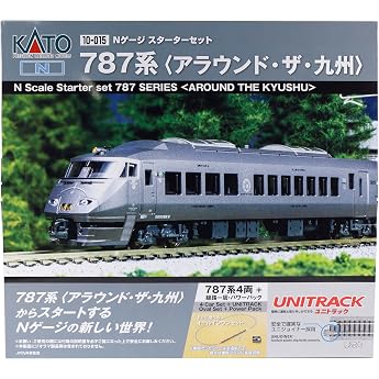 KATO N Gauge Starter Set 787 Series Around Kyushu Railway Model Introductory Set 10-015