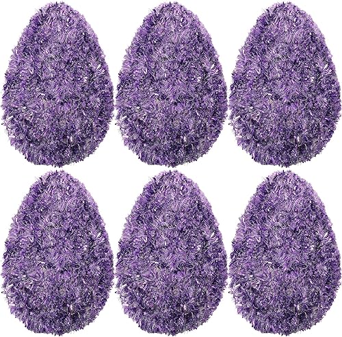 Miniatura 131 de Shappy Guirnalda de oropel negra de 90 pies, 6 rollos para decoración de Halloween, Navidad, guirnalda metálica con purpurina para bodas, fiestas