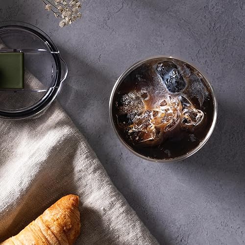 Miniatura 8 de Beast - Vaso de acero inoxidable con aislamiento al vacío para café, taza de hielo, termo de viaje de doble pared (blanco ártico)