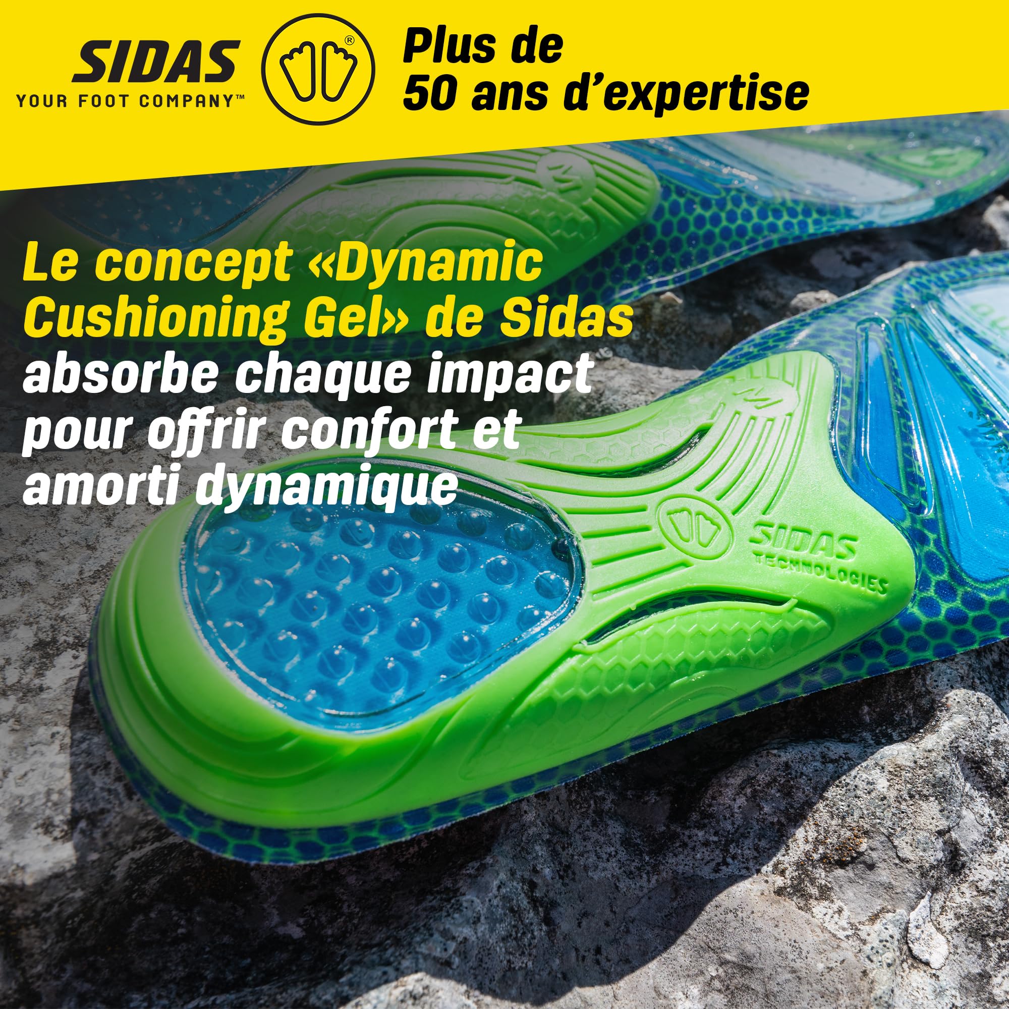 Sidas Outdoor Gel Semelle Comfort Outdoor Mixte