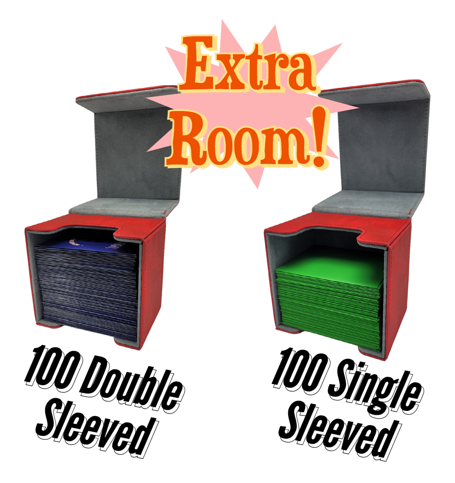 Amazon.com: JGFinds XL Card Deck Box for Double Sleeved Commander