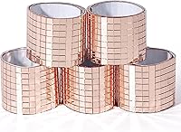 Vista 17 de PP OPOUNT 11,800 piezas de azulejos de bola de discoteca, azulejos de bola de discoteca autoadhesivos de 5 x 5 mm para manualidades, azulejos