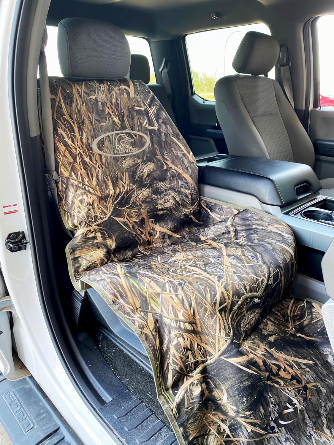 Ducks Unlimited Mud River DUMR7772 Shotgun Single Seat Cover, Habitat