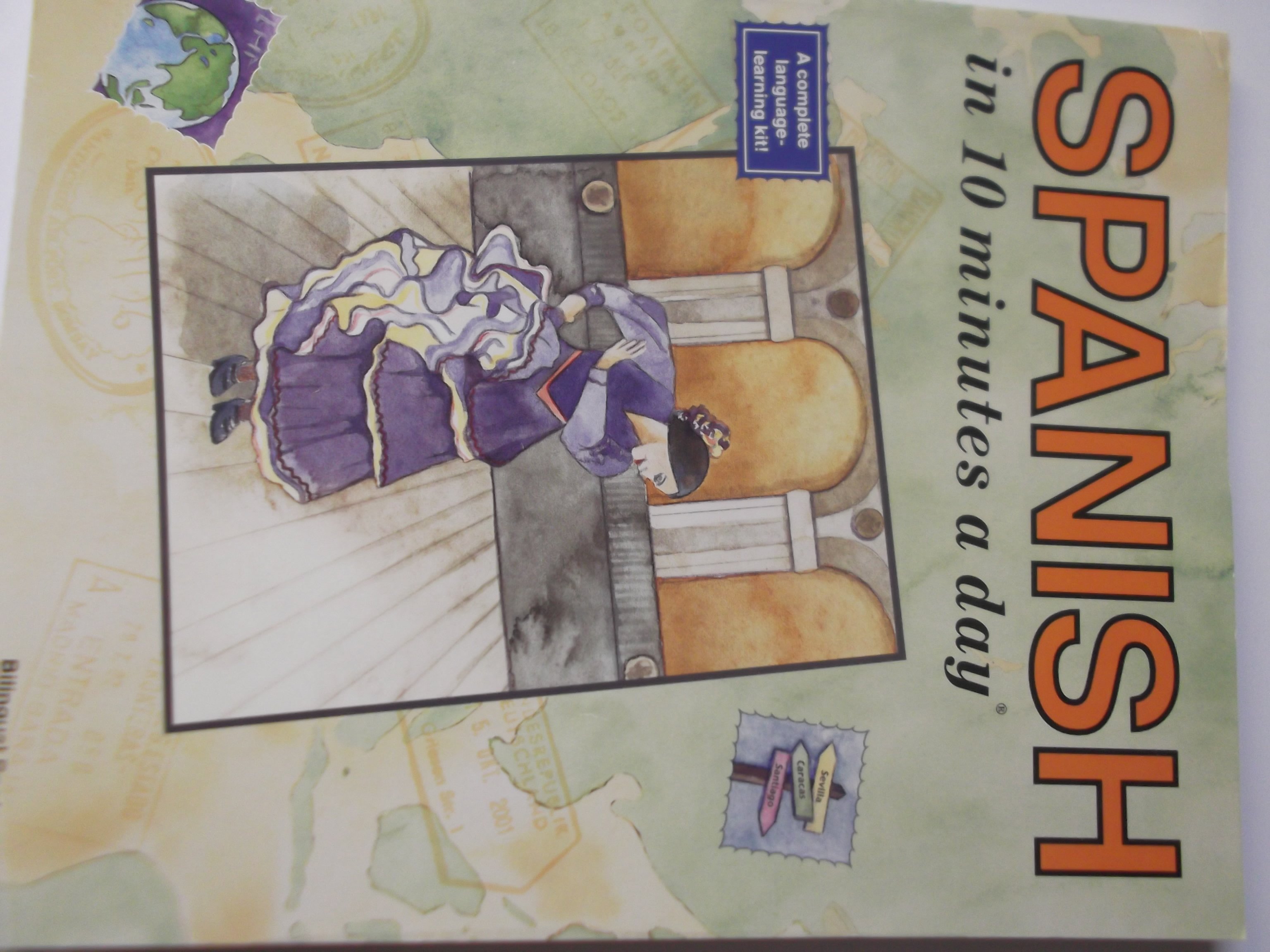 Spanish in 10 Minutes a Day(r) (10 Minutes a Day Series) (English and Spanish Edition)