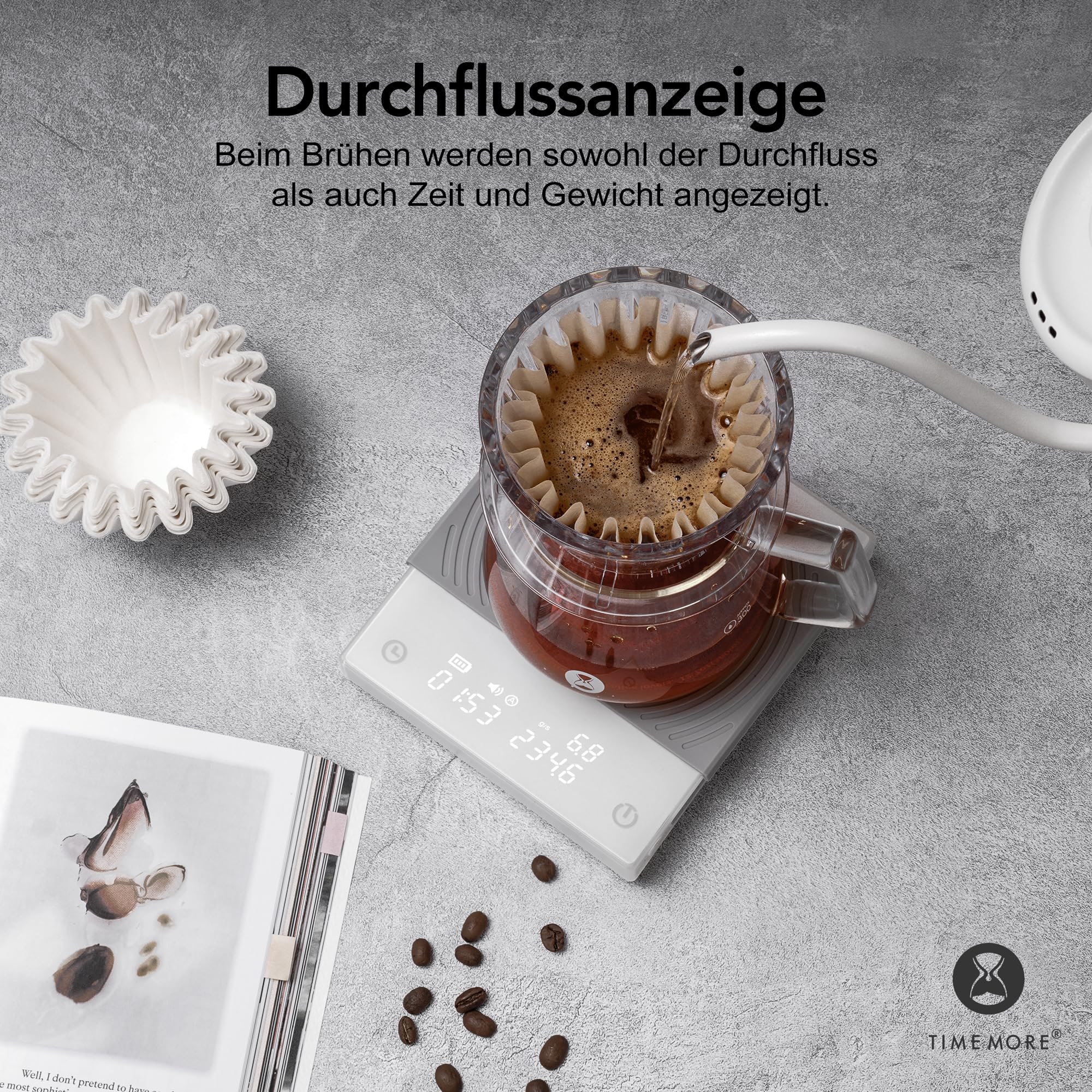 Koffieweegschaal met Timer - Hoeksche Branders