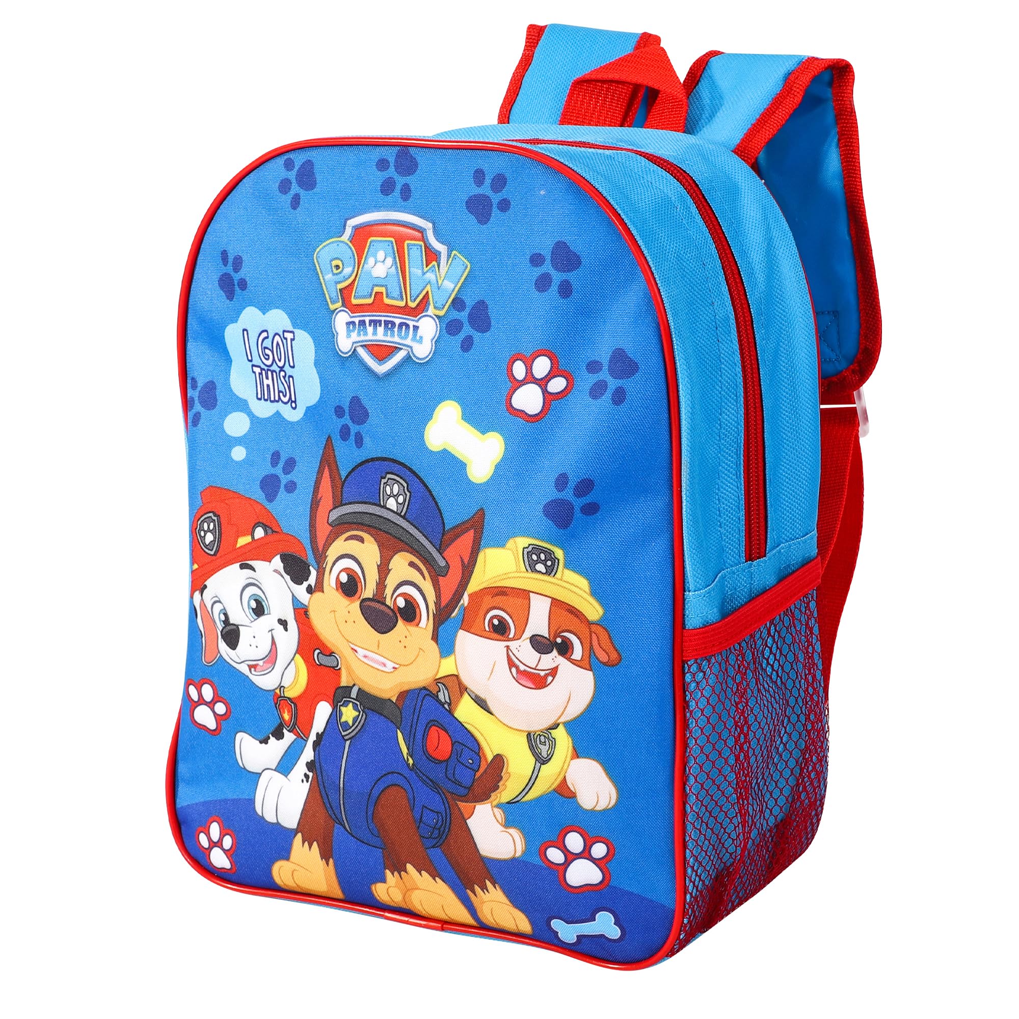 Paw Patrol Men's Blue Backpack | Toddler Backpack | Chase And Marshall Nursery Backpacks | Preschool Backpacks | One Size