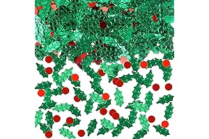 Escarcha Navideña Gruesa: Decoración de Mesa Navideña Ideal