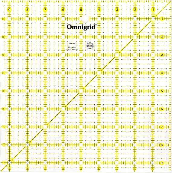 Omnigrid R45125S 12-1/2-Inch Square Value Pack, 4-Count