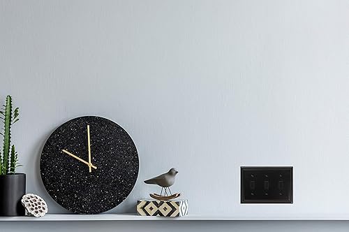 Miniatura 7 de Sunken Pearls - placa decorativa de pared, placa decorativa de pared, tapa de salida de la placa del interruptor, aleación de zinc sólida y duradera