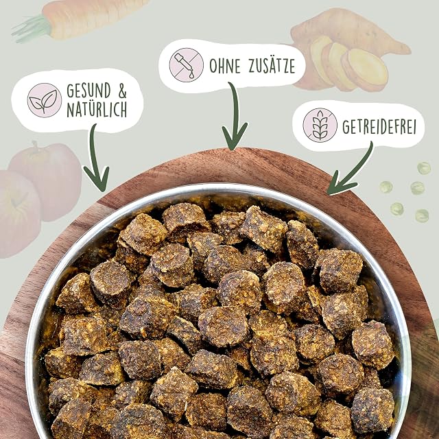 Foto 2 de 6 de Fidelis - Menú de pollo seco para perros de 1 kg - Comida para perros seca con 80% de carne, verduras y frutas