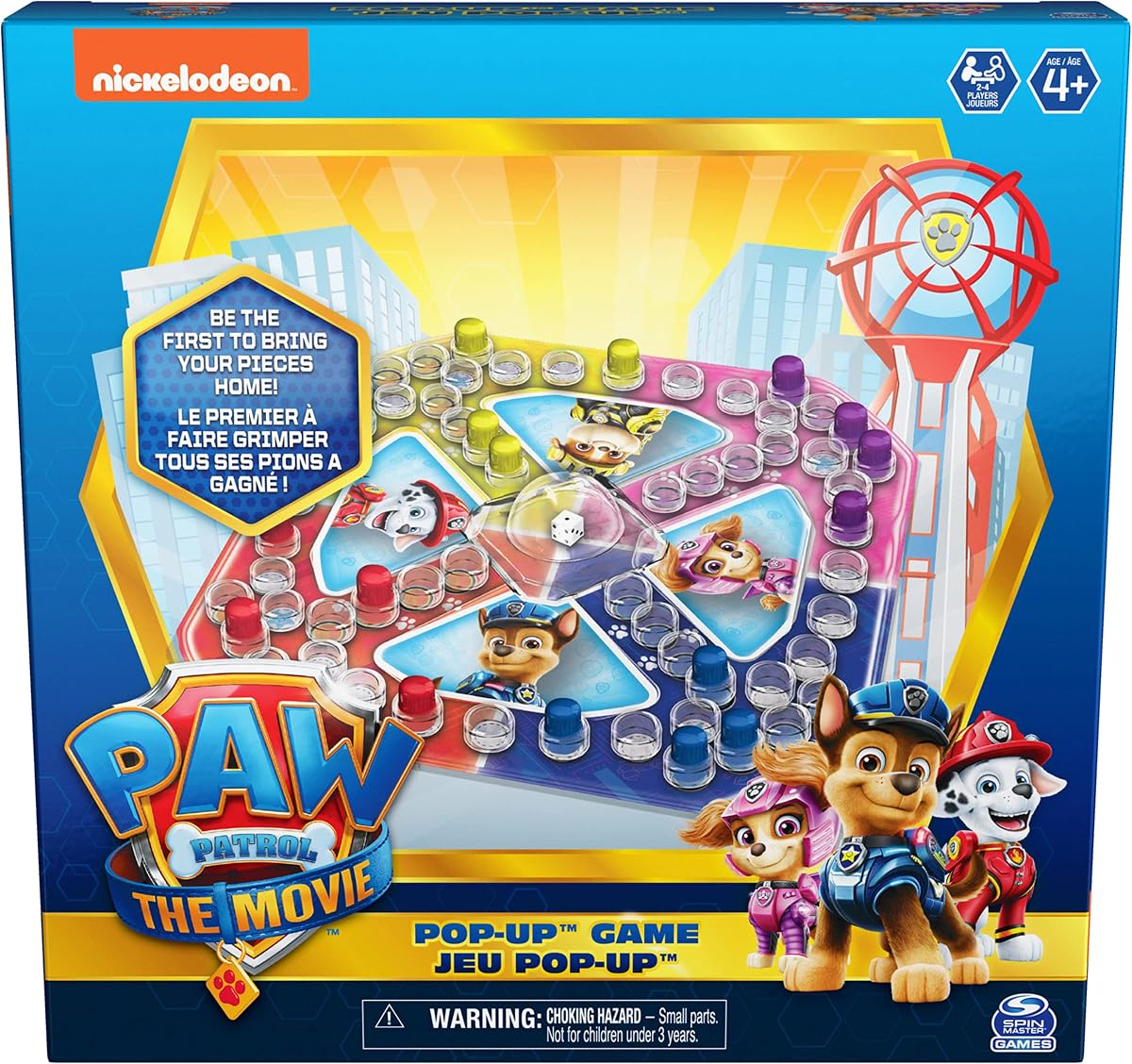 Movie Pop Up Game, Classic Board Game for Kids Ages 4 and Up Multicolor