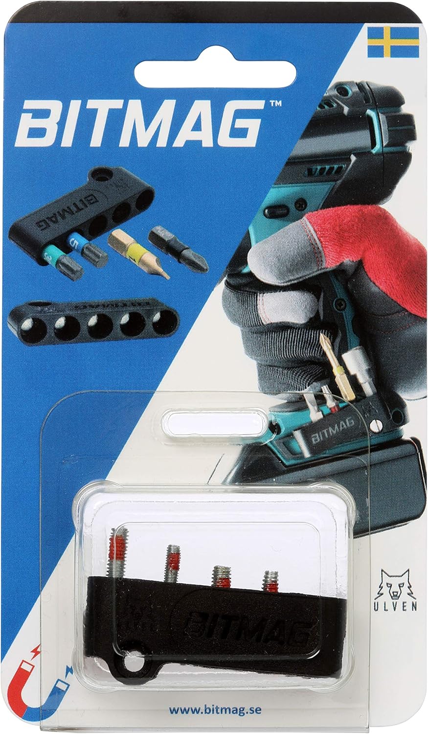 BitMag Magnetic Bit Holder, Black