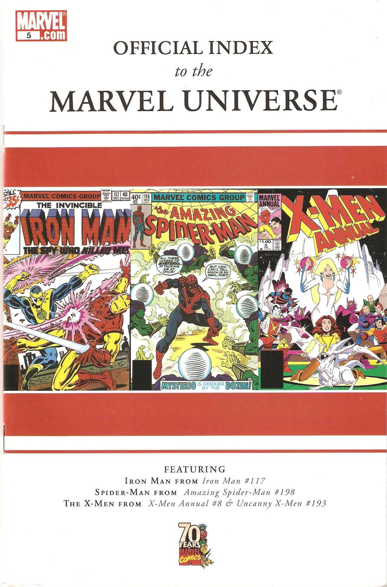Official Index to the Marvel Universe #5