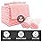 Sunny zzzZZ Ultra Soft 24 Pack Baby Washcloths - 10x10 Inches - Coral Fleece Extra Absorbent Wash Clothes for Babies, Infants and Toddlers - Sensitive Skin and Newborn - Ideal Baby - Pink