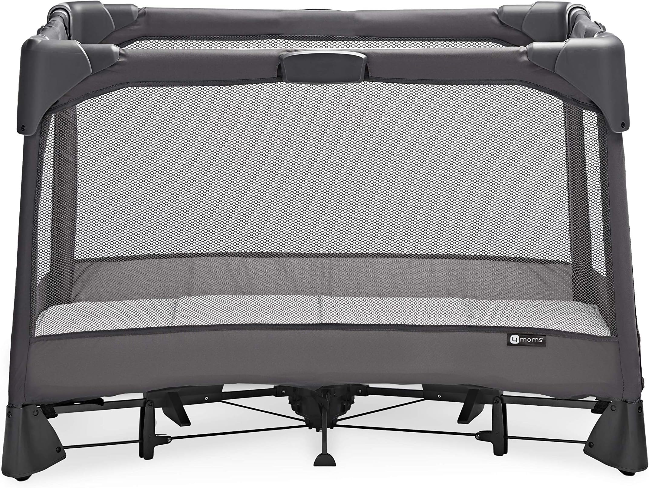 4moms Breeze GO Portable Travel Playard, for Baby, Infant, and Toddler, Easy One-Handed Setup, from The Makers of The mamaRoo