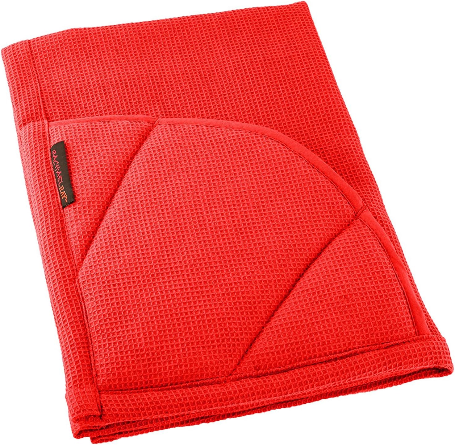 Multifunctional 2-in-1 Moppine, Ultra Absorbent Kitchen Towel & Heat Resistant Pot Holder, Red