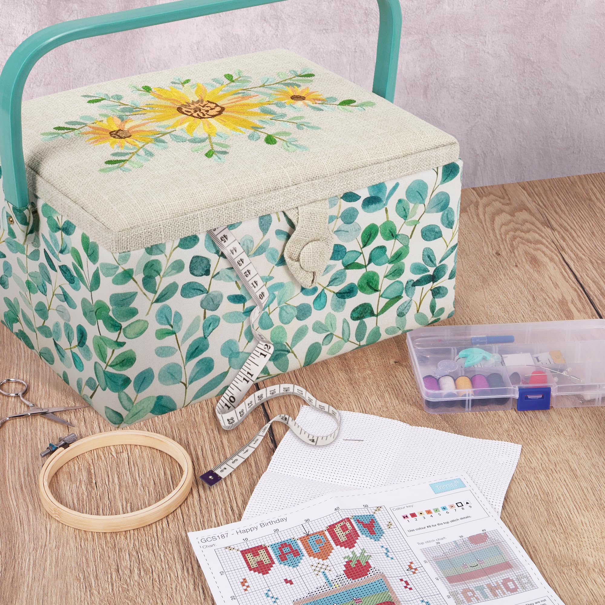 Hobby Gift Exclusieve medium naaidoos, knutseldoos