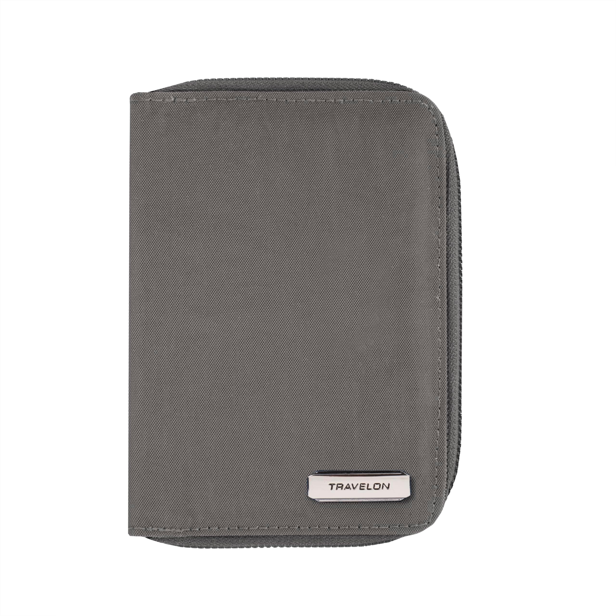 RFID Blocking Passport Zip Wallet