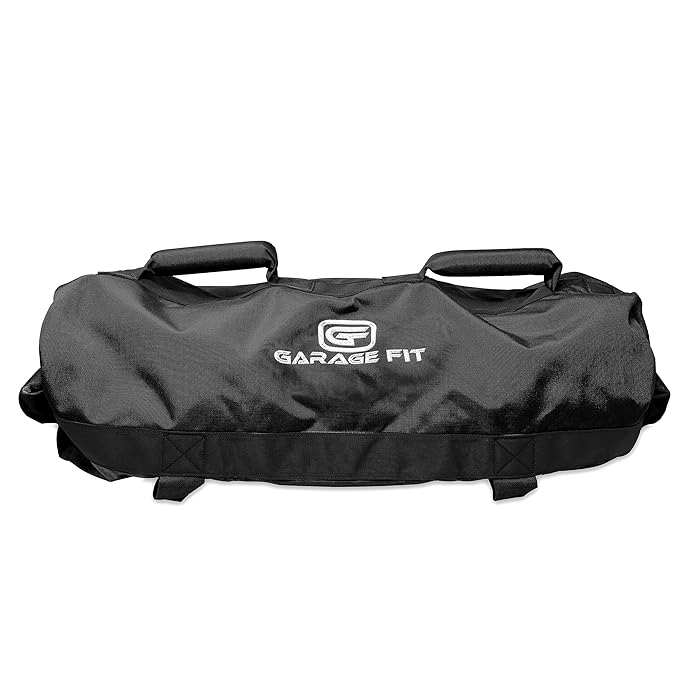 Buy Garage Fit Sandbags for Fitness with Rubber Handles Weighted Power Training Heavy Duty