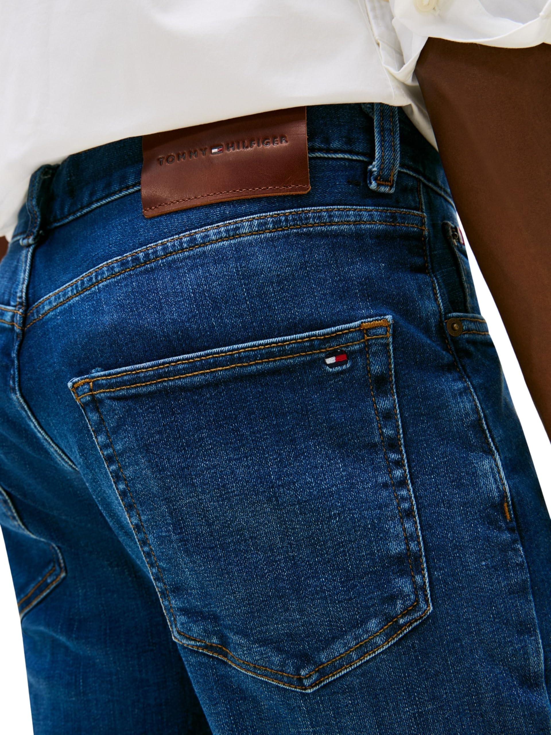 Tommy Hilfiger Core Denton Ciemnoniebieski Mw0mw39034 - Prosty Mężczyźni